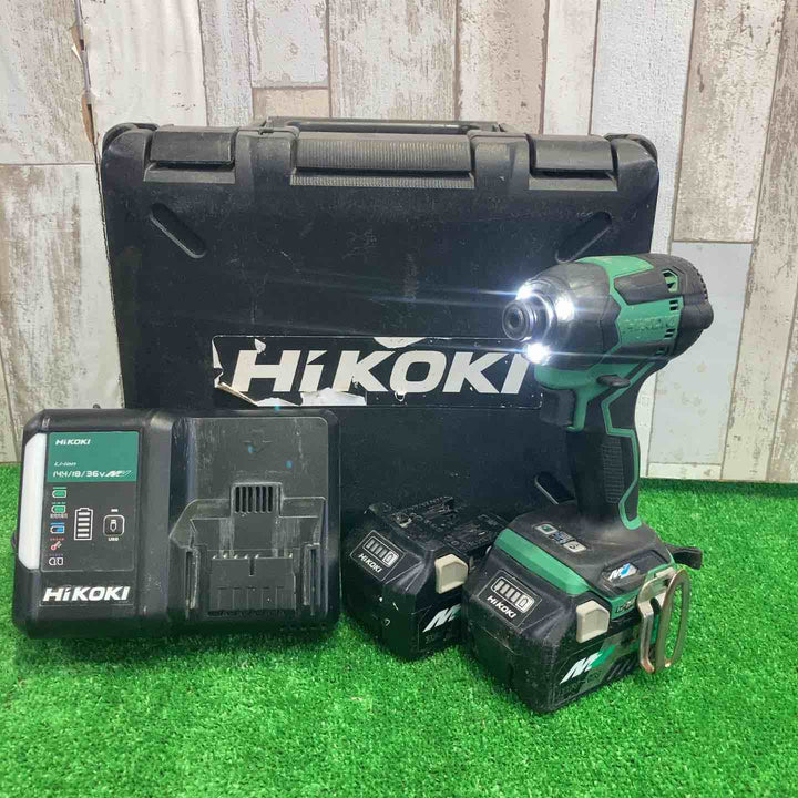 ハイコーキ(HIKOKI ※旧:日立工機) コードレスインパクトドライバー WH36DC(2XPS)(BG)【町田店】