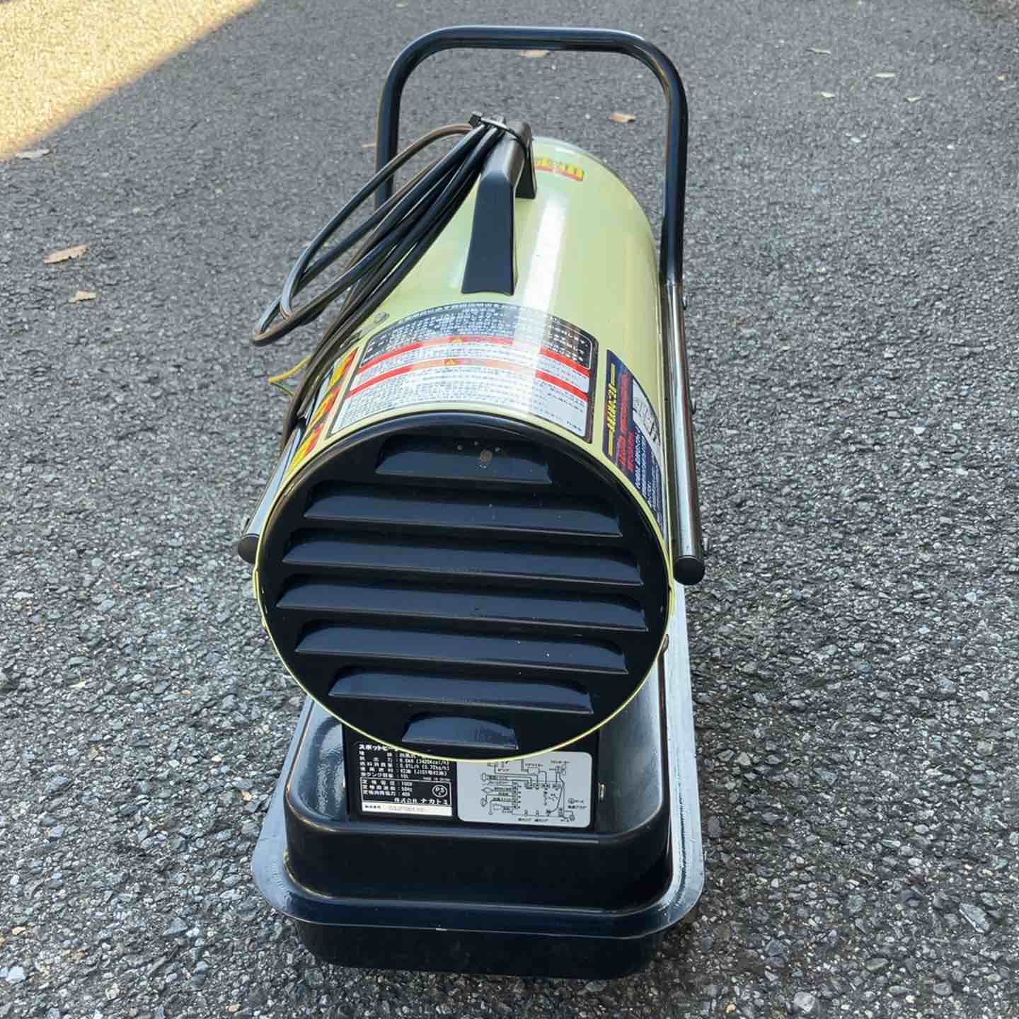 店頭受取り限定】◇ナカトミ スポットヒーター 軽量12.8kg 10時間燃焼