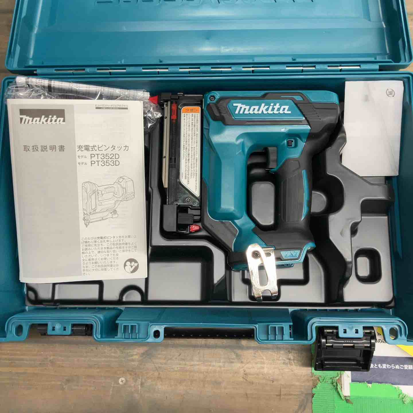 マキタ makita PT353DRG 充電式ピンタッカ【リライズ野田愛宕店】【店頭取引限定】【未使用】【管理番号：2400010111457】 Amazon | マキタ(Makita) PT353DRG 充電式ピンタッカ 18V 6.0Ah