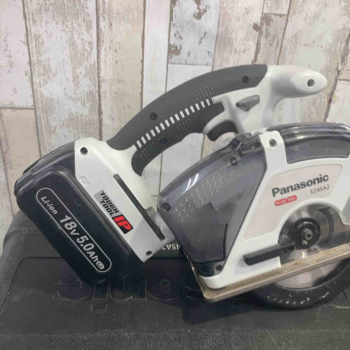 ★パナソニック(Panasonic) コードレスチップソーカッター EZ45A2LJ2G-H【町田店】