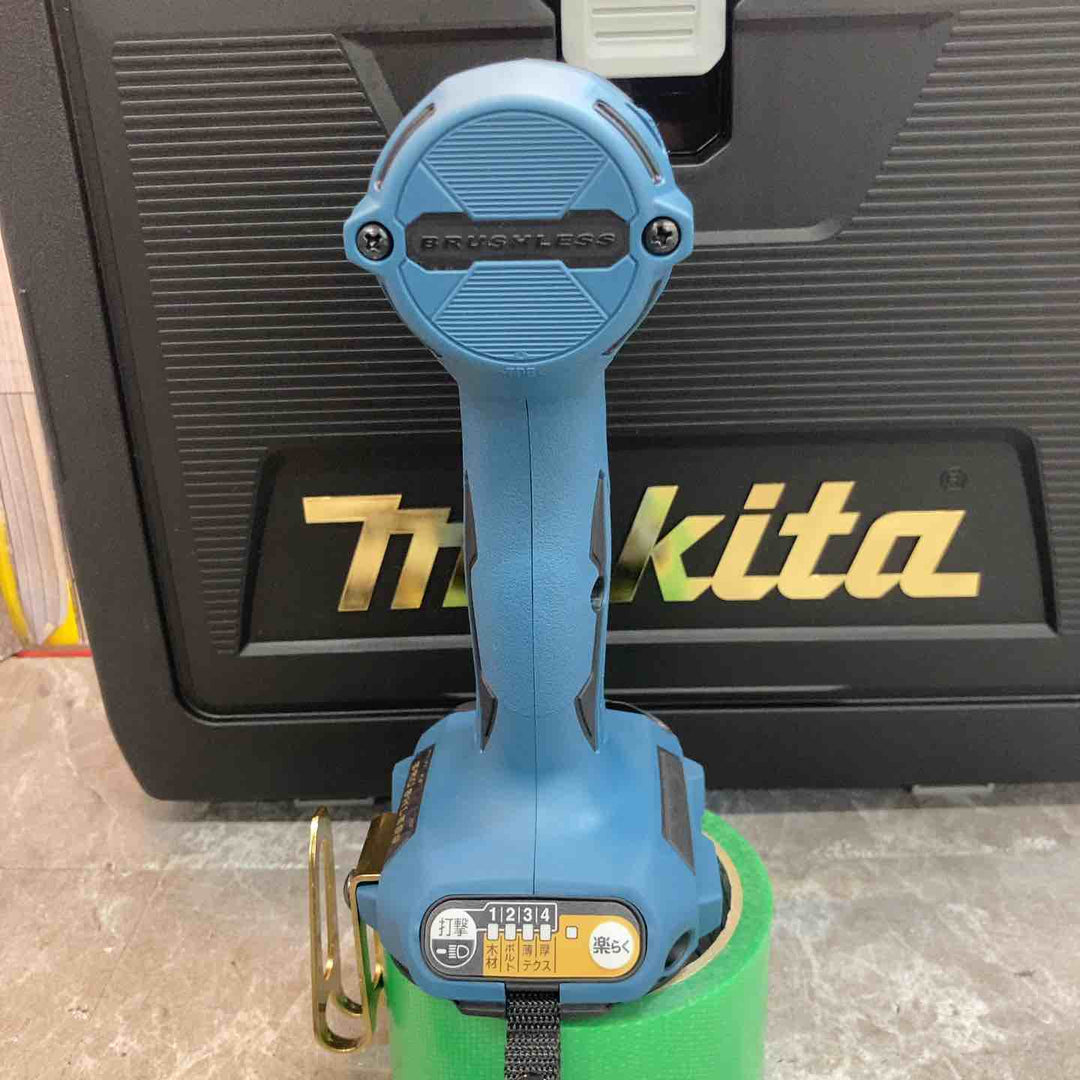 【未使用品】 本体+ケース マキタ makita コードレスインパクトドライバー TD173DZPB LXT20周年記念 プレミアムブルー【八潮店】