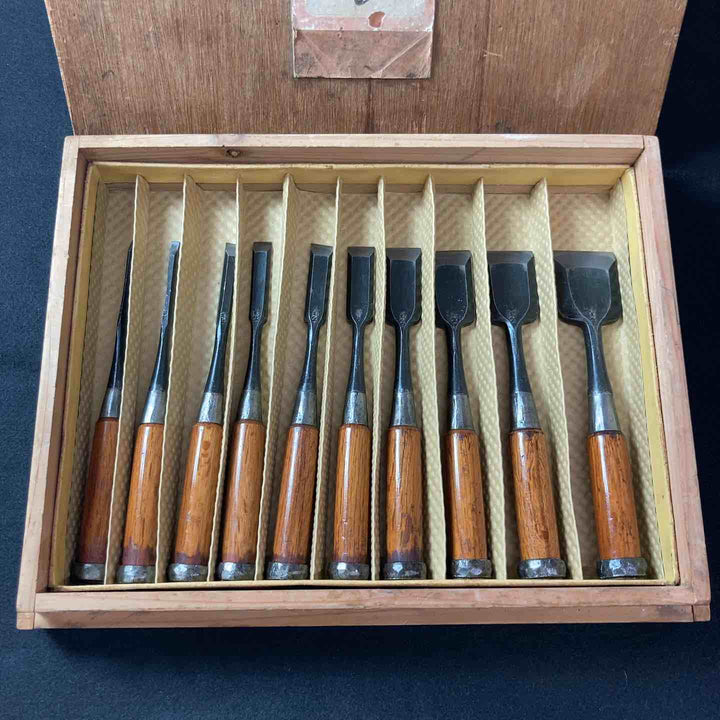 【中古品】鑿(のみ) 石流 10本組 【東大和店】