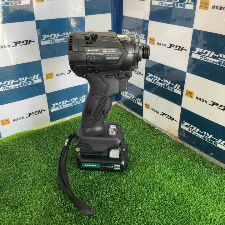 HiKOKI(ハイコーキ) 10.8V 充電式 インパクトドライバー ストロングブラック 蓄電池・充電器付 WH12DCA(2LSB)【草加店】