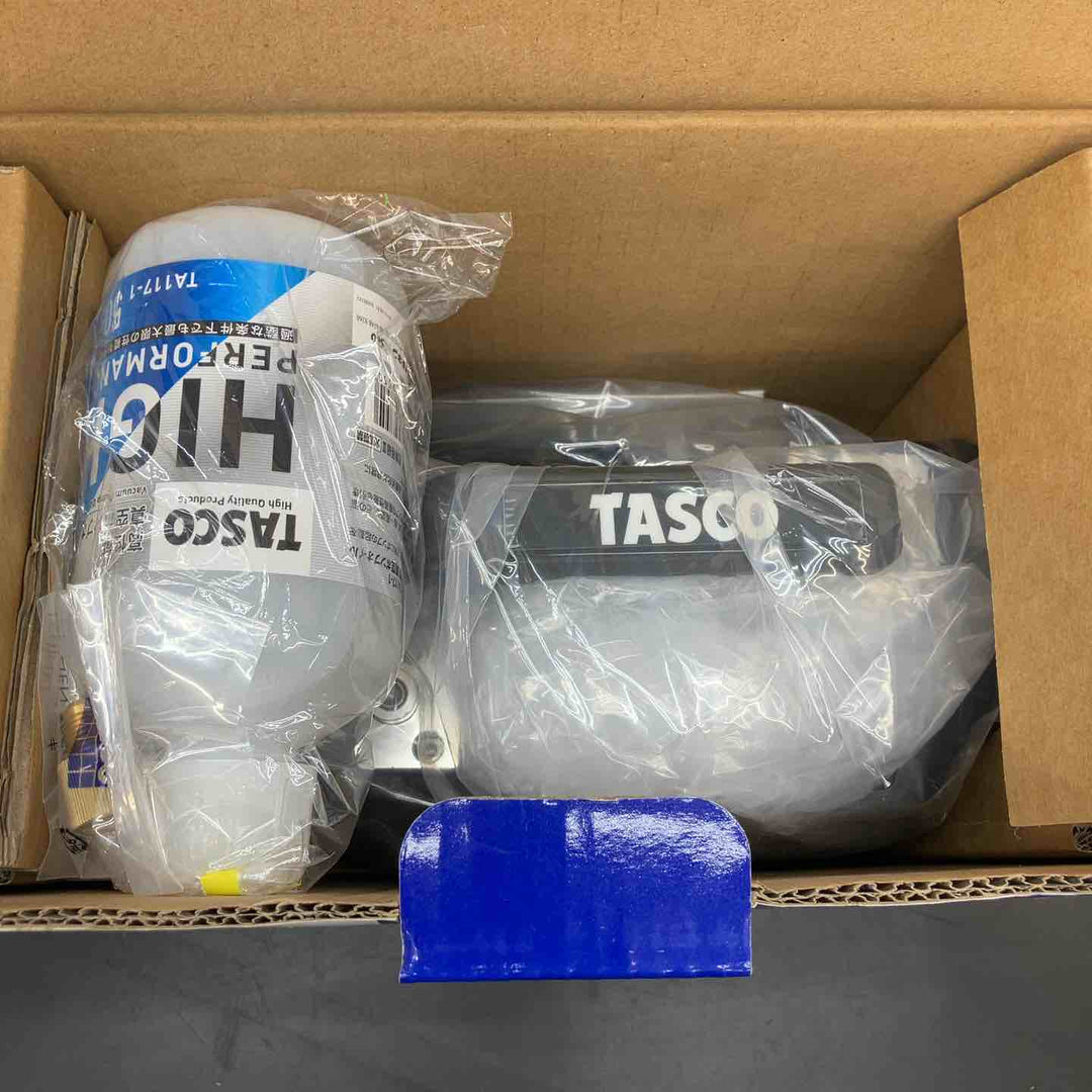 【未使用品】TASCO/タスコ オイル逆流防止弁付高性能ツーステージ真空ポンプ TA150XK【川越店】