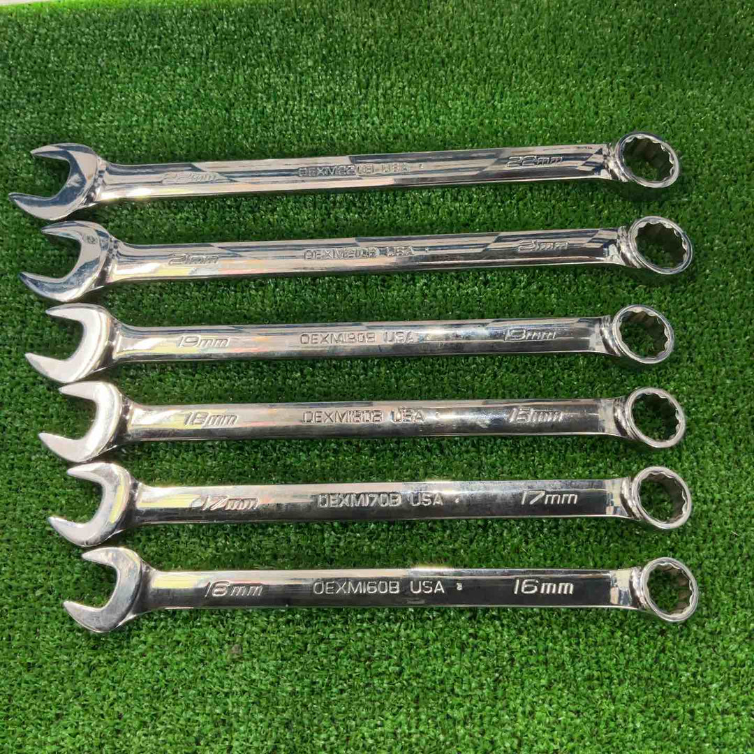 スナップオン(Snap-on) コンビネーションレンチ 6本セット OEXM160B/170B/180B/190B/210B/220B【草加店】