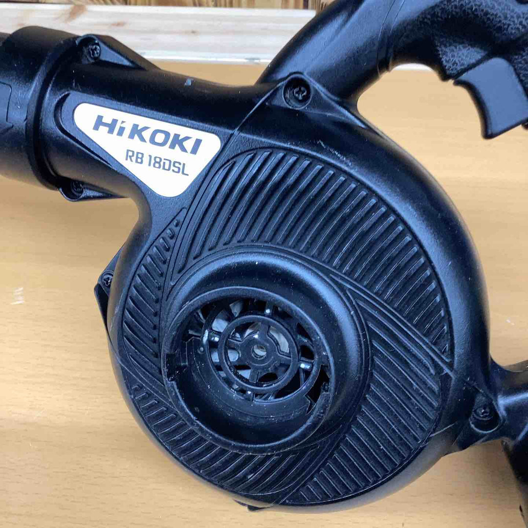 ハイコーキ(HIKOKI ※旧:日立工機) コードレスブロア RB18DSL(NN)屋外 落ち葉 水滴飛ばし エアコン ホコリ除去 DIY 工事現場 粉じん 木くず ガレージ 作業場 【越谷店】