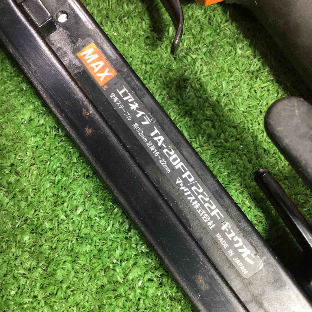 ◇マックス(MAX) 常圧エアタッカ F線ステープル用 (TA-20FP/222Fキュウオン)【川口店】