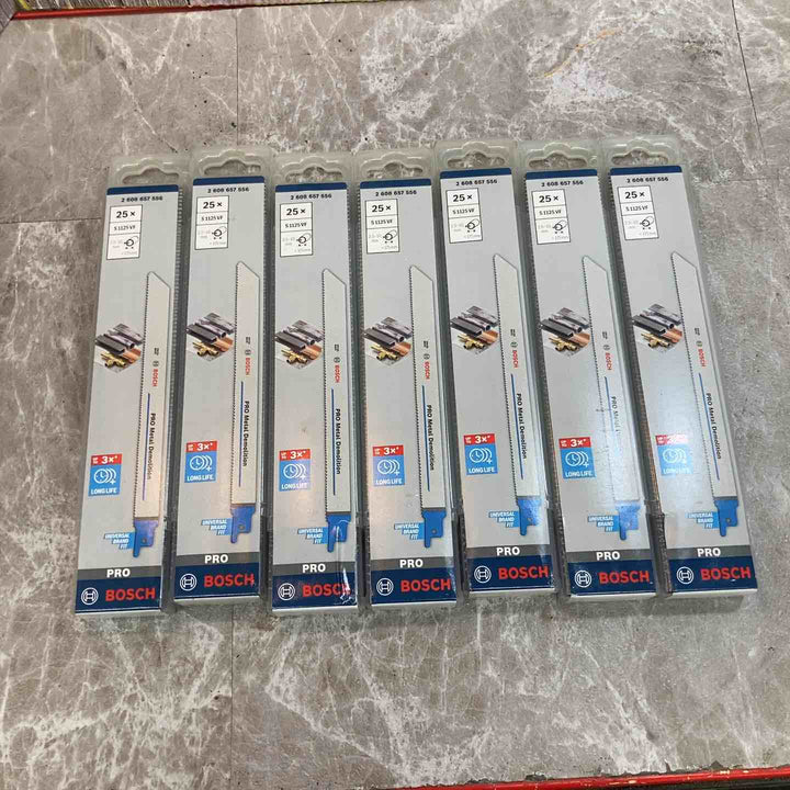 BOSCH 金属用セーバーソーブレード25本組 S1125VF/25 7個セット【八潮店】