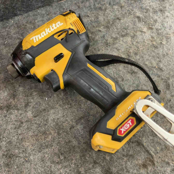 【現状品】★マキタ(makita) コードレスインパクトドライバー TD002GZFY 動作時異音有。打撃ランプ2と3が点灯せず(機能する)。ライト点灯せず。【鴻巣店】