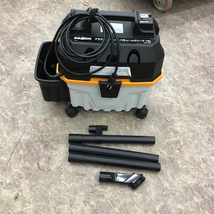 〇パオック(PAOCK) プラスチックタンク バキュームクリーナー 15L VCC-15PC【所沢店】