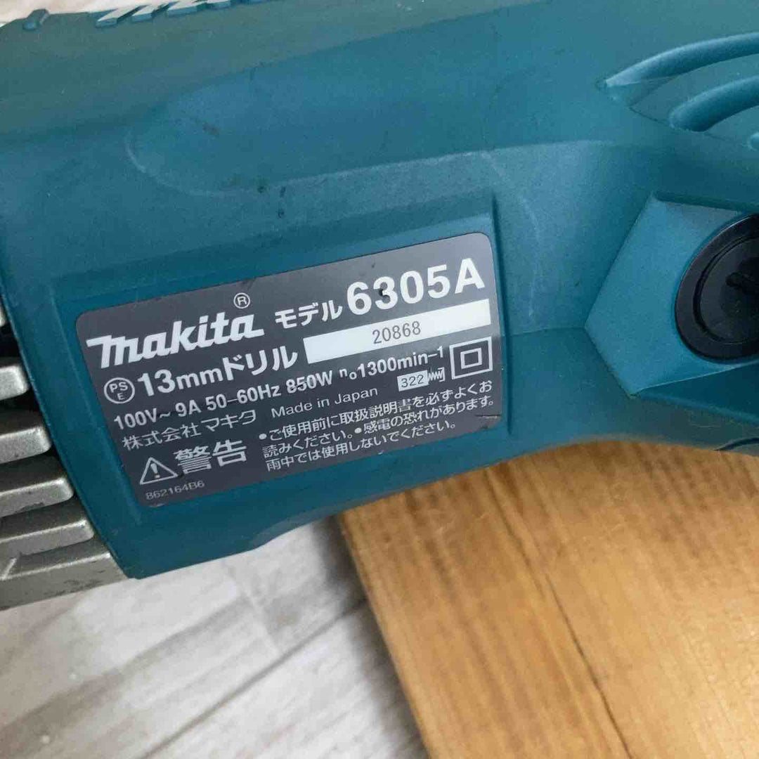 ☆マキタ(makita) 電気ドリル 6305A ブレーキ付【柏店】