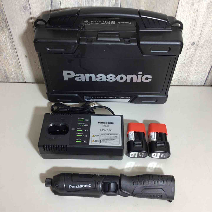 ☆パナソニック(Panasonic) コードレススティックインパクトドライバー EZ7521LA2S-B【戸田店】