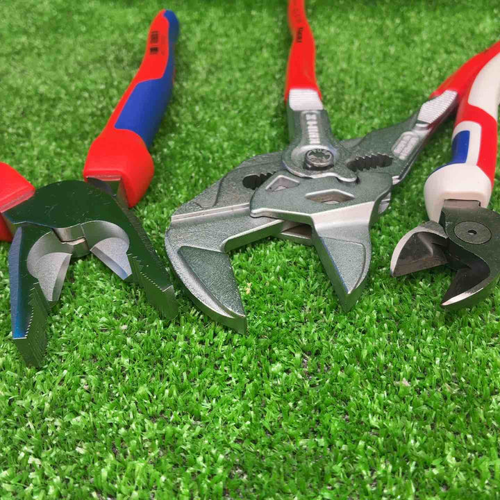 KNIPEX クニペックス 電工ニッパー 160mm 7002160、ウォータポンププライヤー 8603250、強力型ペンチ 0205225 3点セット【藤沢店】