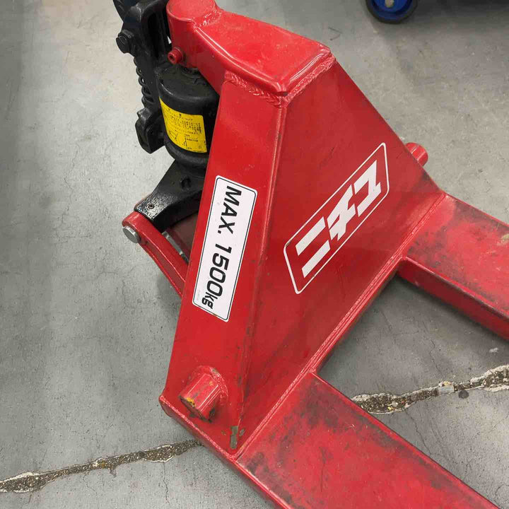 【店頭受取り限定】ニチユ ハンドパレット パレットトラック 1500kg 型式不明【川口店】