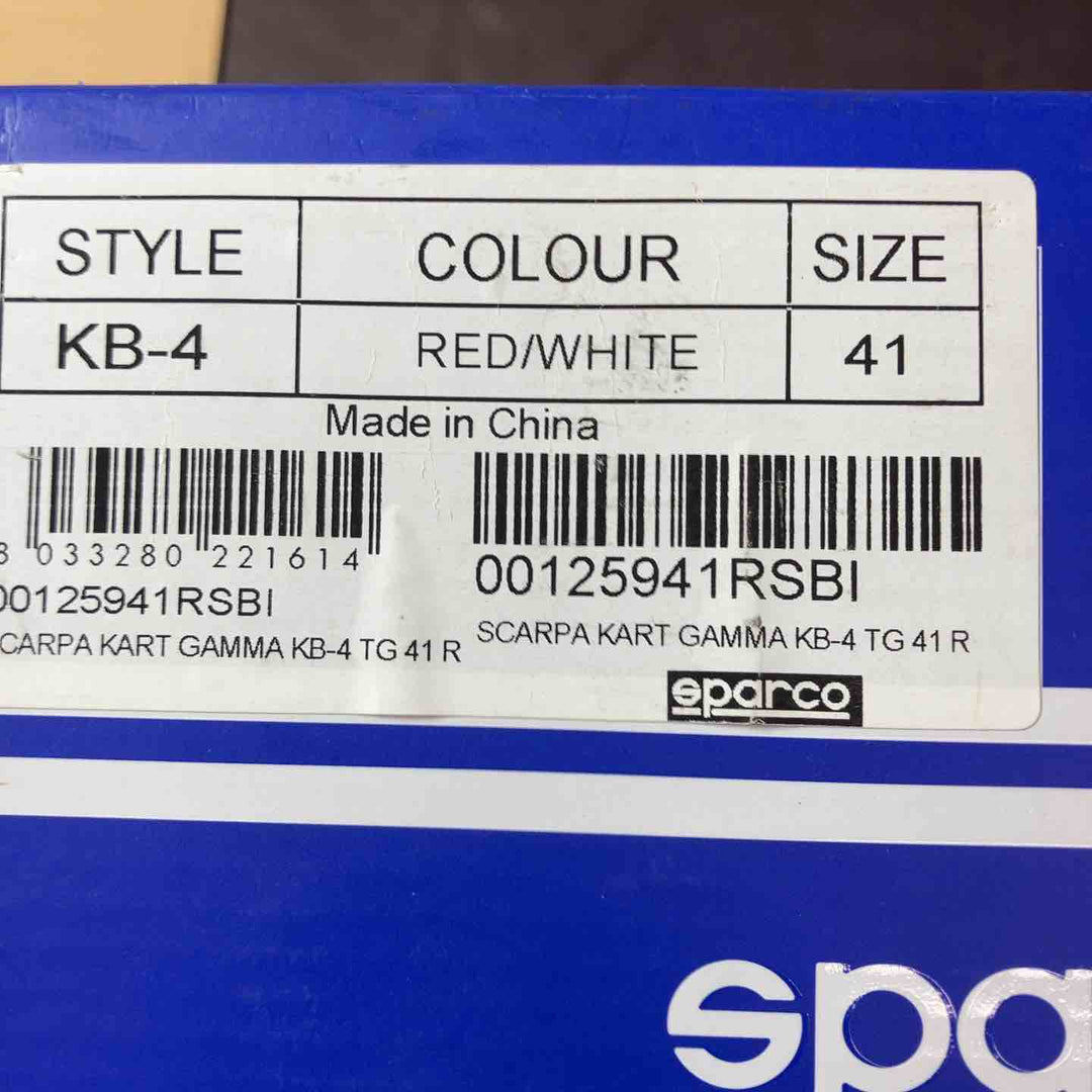 【未使用(店頭展示品)】 SPARCO スパルコ KB-4 ドライビングシューズ サイズ41 ※長期保管品 【東大和店】