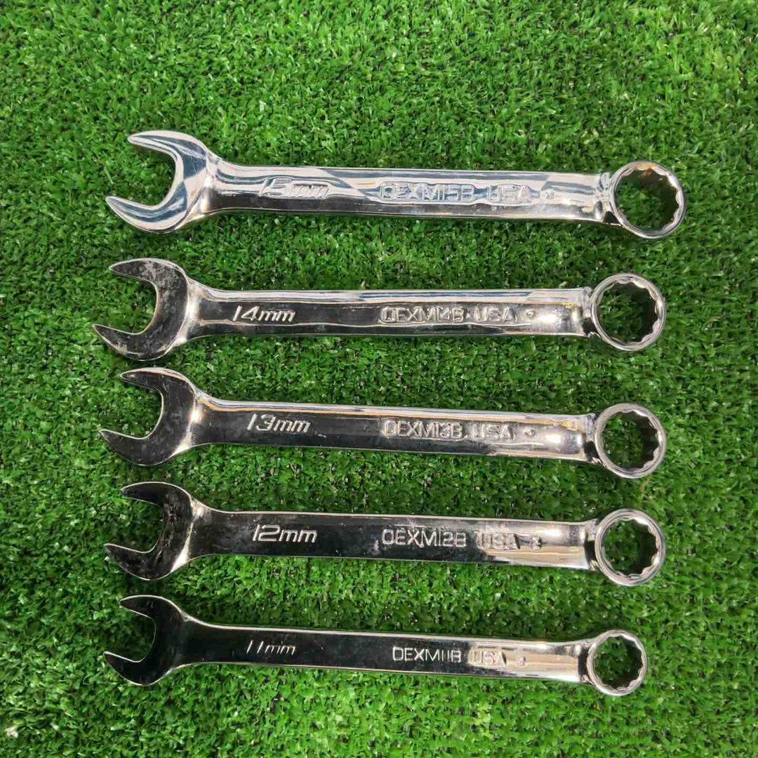 スナップオン(Snap-on) フランクドライブコンビネーションレンチ5本セット OEXM11B/12B/13B/14B/15B【草加店】