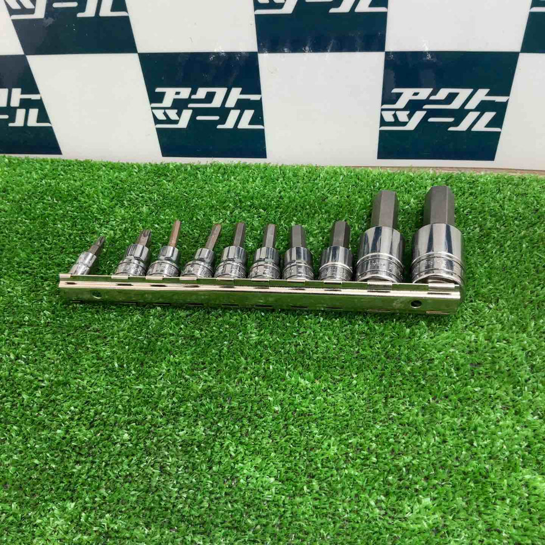 スナップオン(Snap-on) ヘックスソケット 10点セット SA18E/SA16E/FA12E/10/8/7/6/5 FTX40E/TTX25E【草加店】