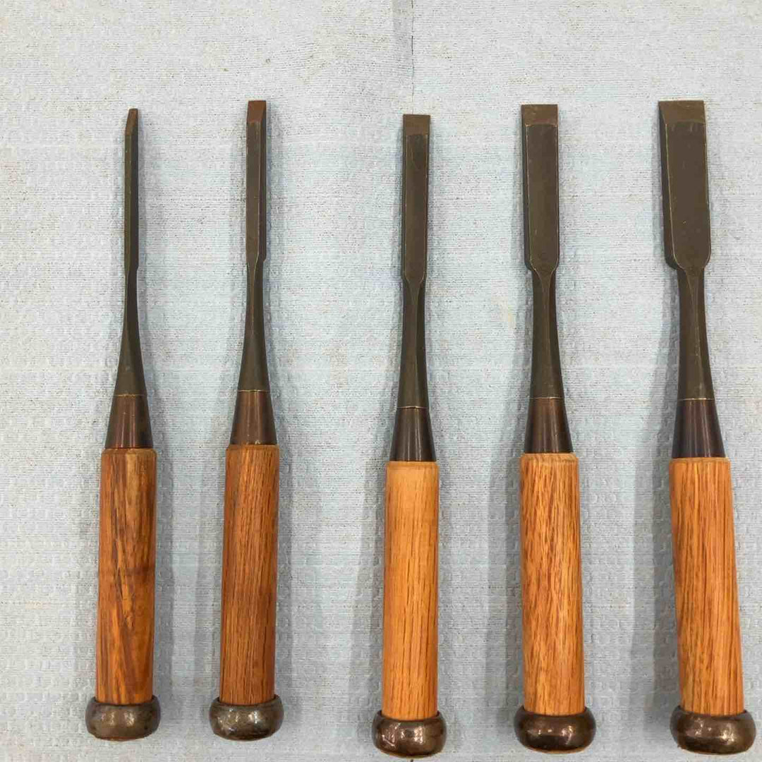 月市弘 鑿 のみ 10本組 大工道具 Japanise Chisel【柏店】