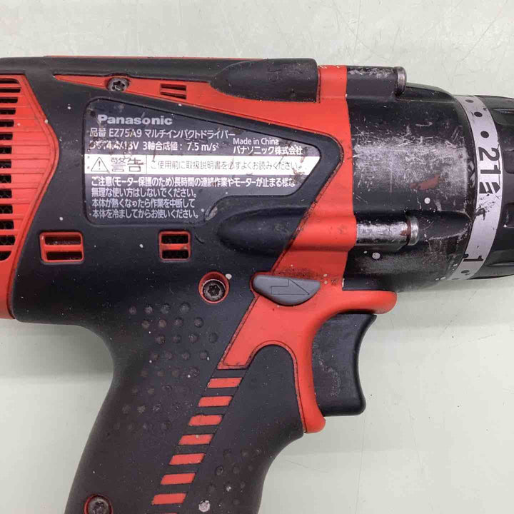 ◇パナソニック(Panasonic) コードレスマルチインパクトドライバー【本体のみ】 レッド EZ75A9X-R 赤【越谷店】