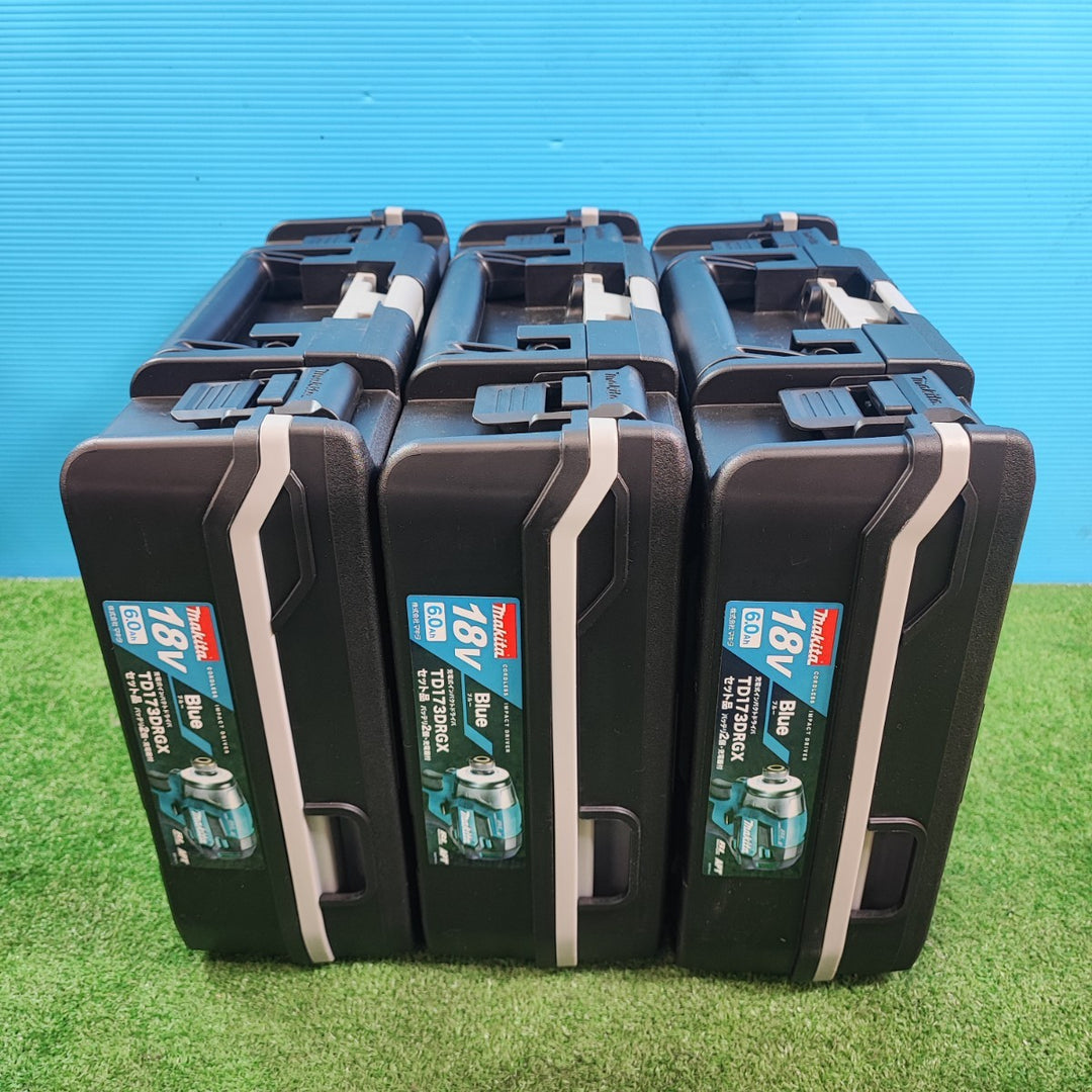 マキタ(makita) 充電式インパクトドライバ TD173DRGX 青色3台セット【岩槻店】