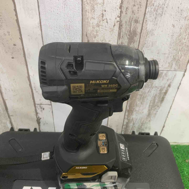 ★ハイコーキ(HIKOKI ※旧:日立工機) コードレスインパクトドライバー WH36DC(2XPSZ)(B)【町田店】