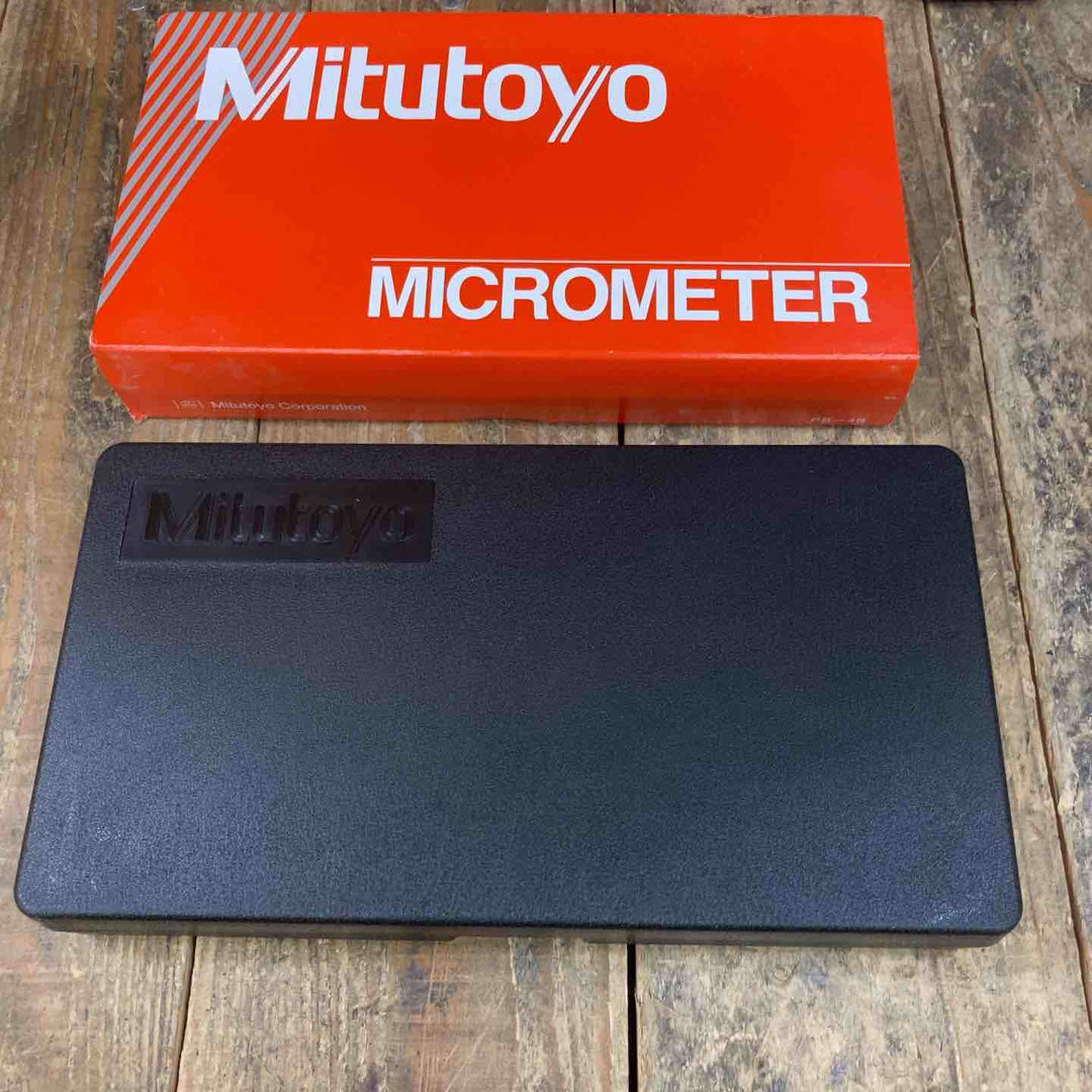 ◇ミツトヨ(Mitutoyo) 外側マイクロメーター OM-100 (103-140)【所沢店】
