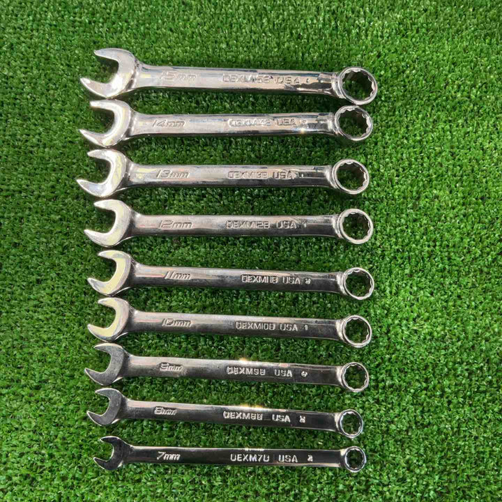 スナップオン(Snap-on) ショートコンビネーションレンチ 9本 セット OEXM7B/8B/9B/10B/11B/12B/13B/14B/15B【草加店】