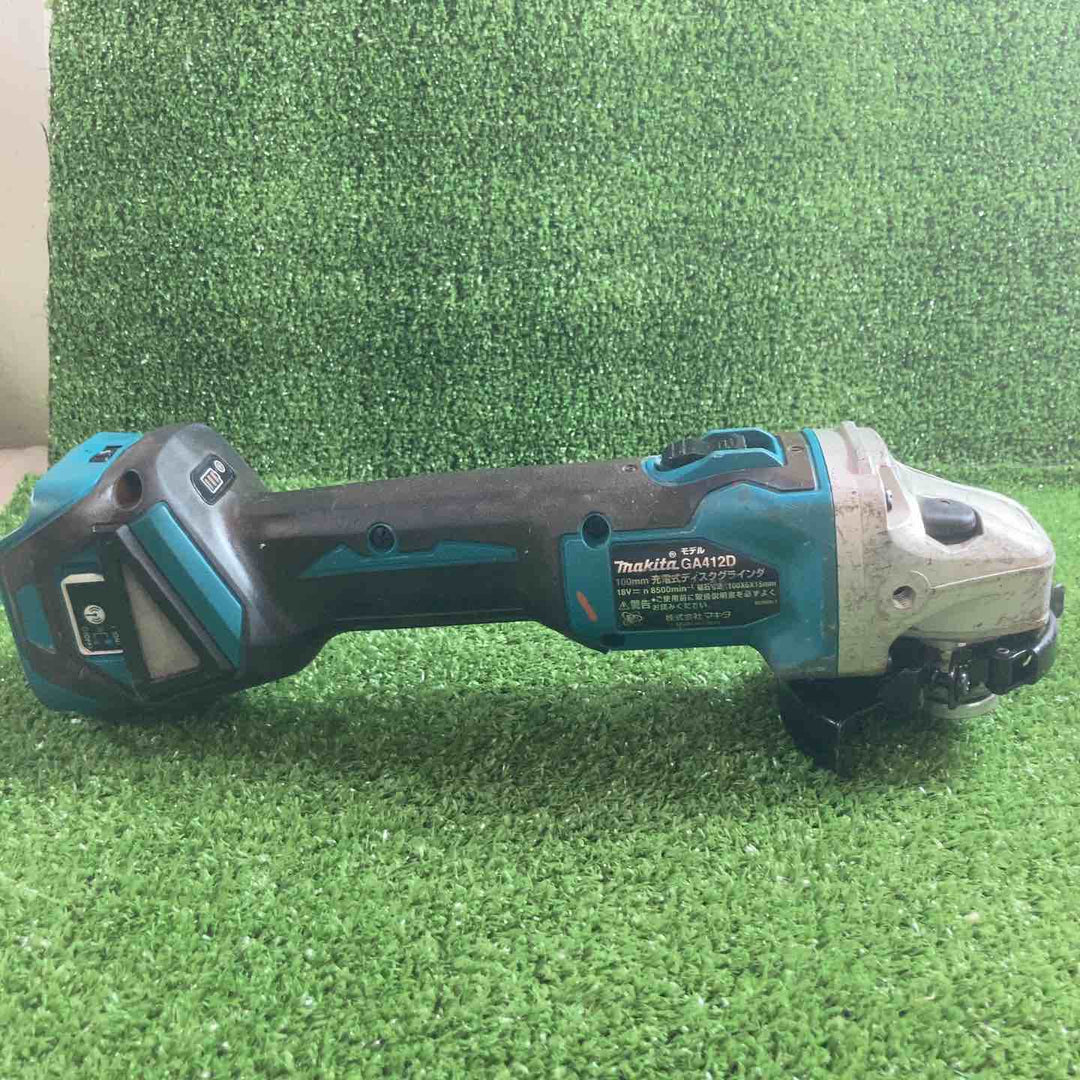 ★マキタ(makita) 100mmコードレスディスクグラインダ GA412DZ【川崎店】
