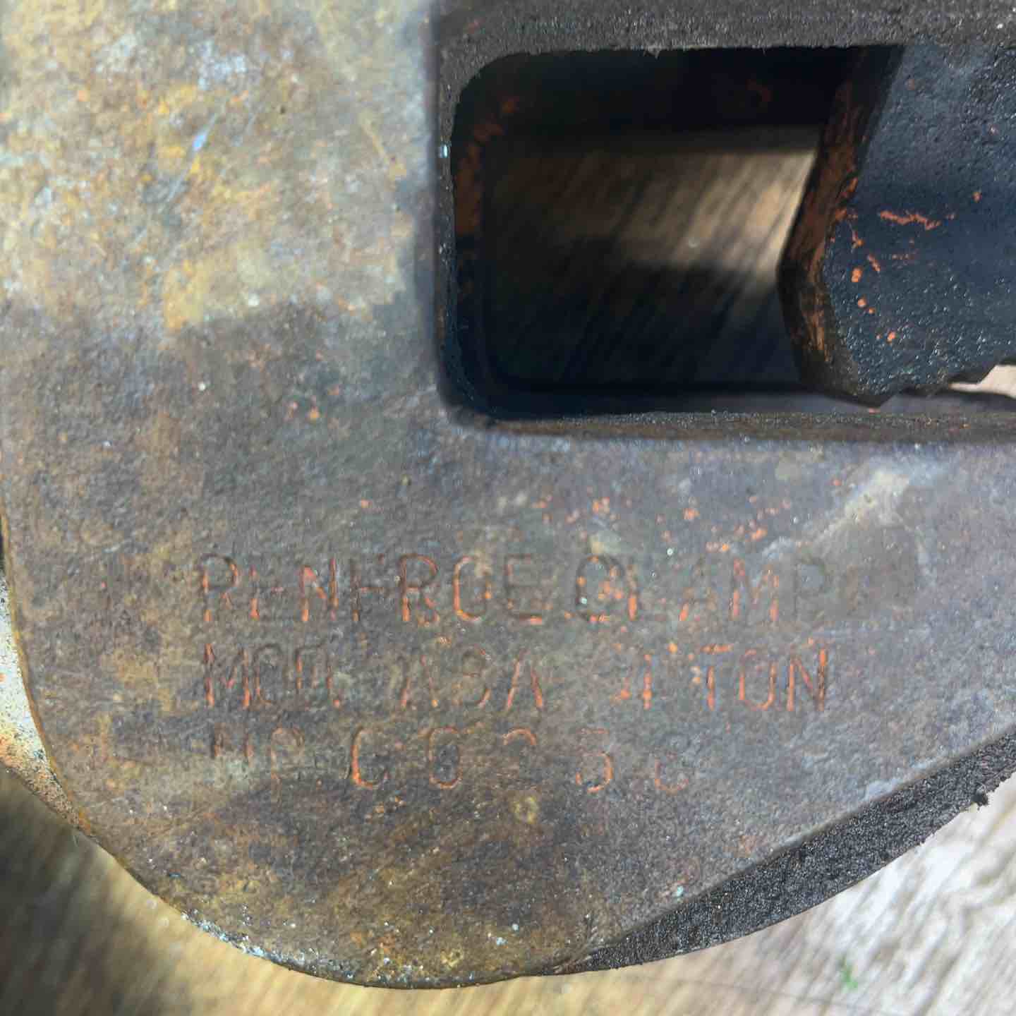 レンフロークランプ/RENFROE CLAMP 横吊りクランプ 4TON【岩槻店