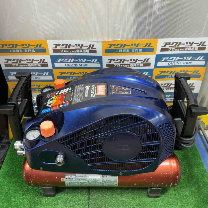◇マックス(MAX) 高圧専用エアコンプレッサー AK-HH1270E2 オプティマスネイビー【草加店】
