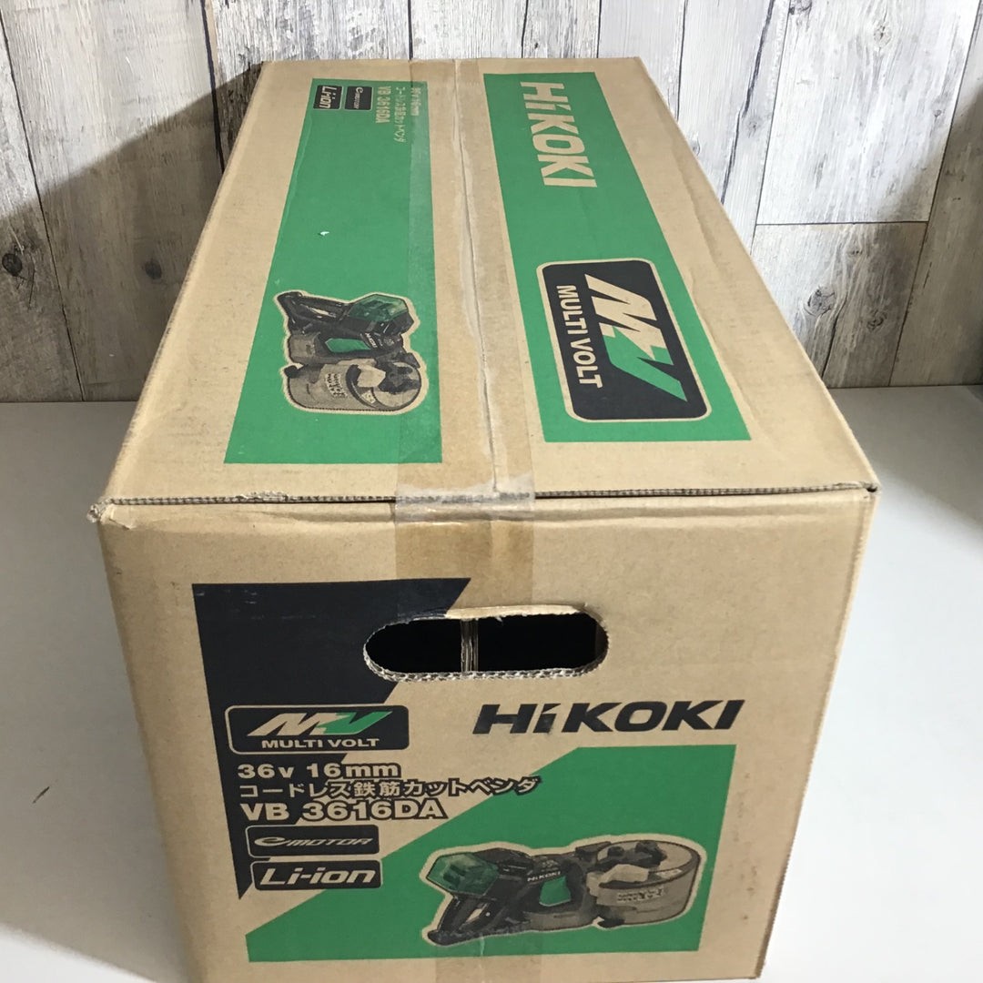 【未使用品】★送料無料★即決価格★ハイコーキ HIKOKI 36V 16mm コードレス鉄筋カットベンダ VB3616DA(NN)【戸田店】