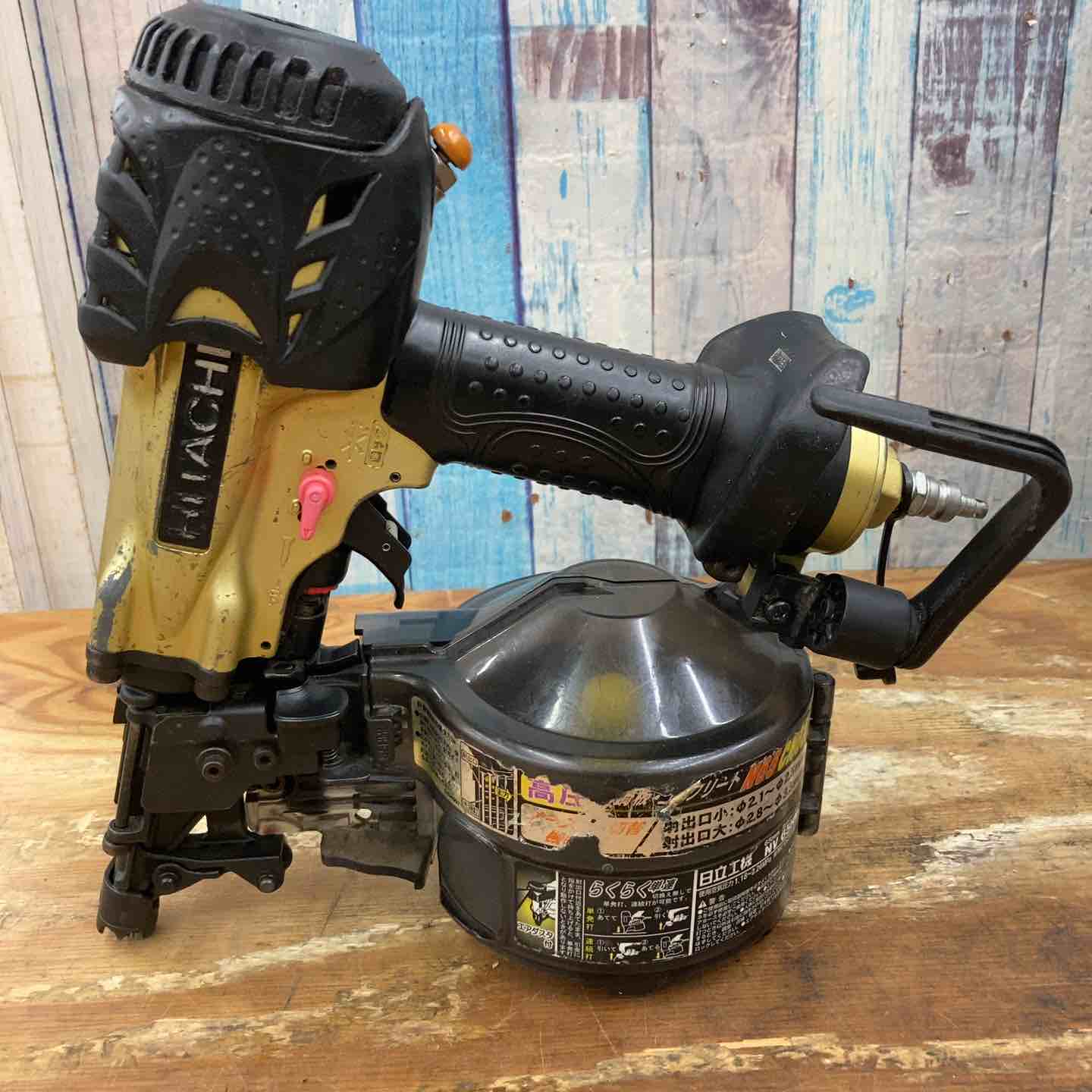 日立 高圧釘打ち機 NV65HR 中古品 金