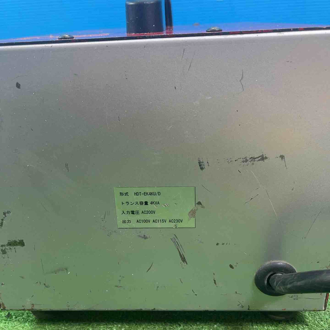 【中古品】メーカー不明 変圧器 昇圧・降圧兼用トランス HDT-EK4KU/D【岩槻店】