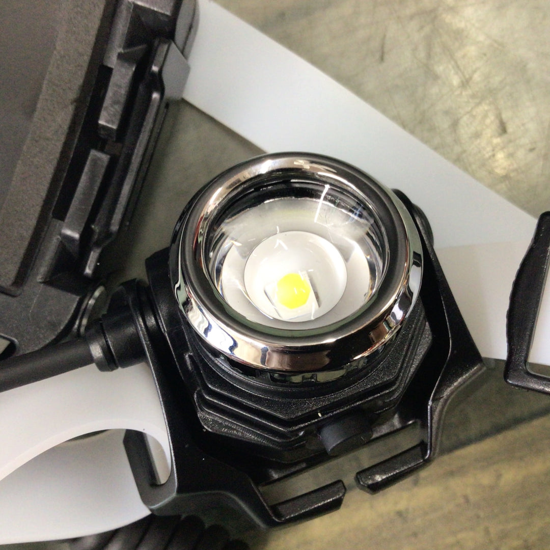 GENTOS LED ヘッドライト USB充電式  GH-101RG ANSI規格準拠 ブラック 【東大和店】