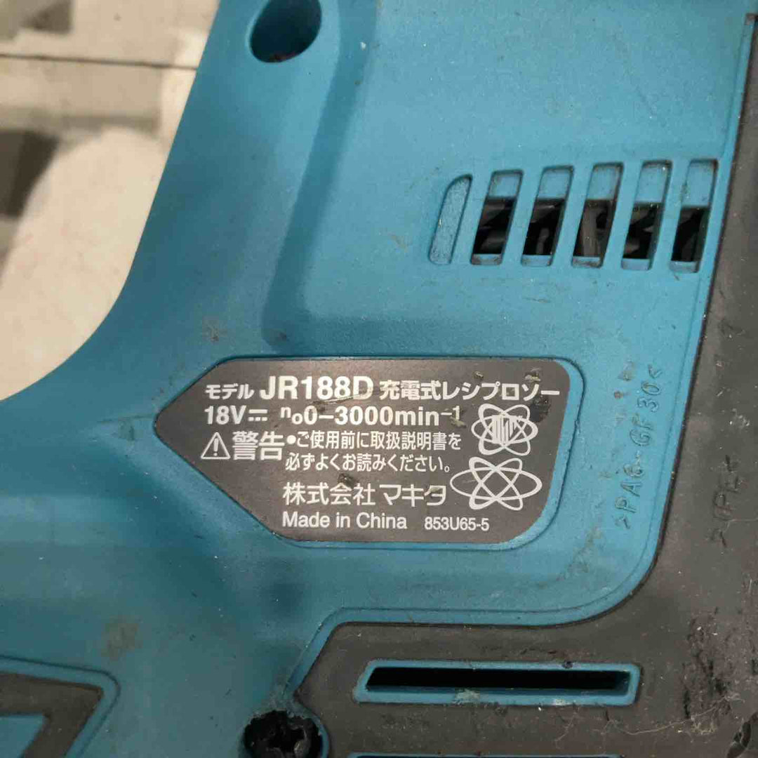 ★マキタ(makita) コードレスレシプロソー JR188DRGX【川口店】