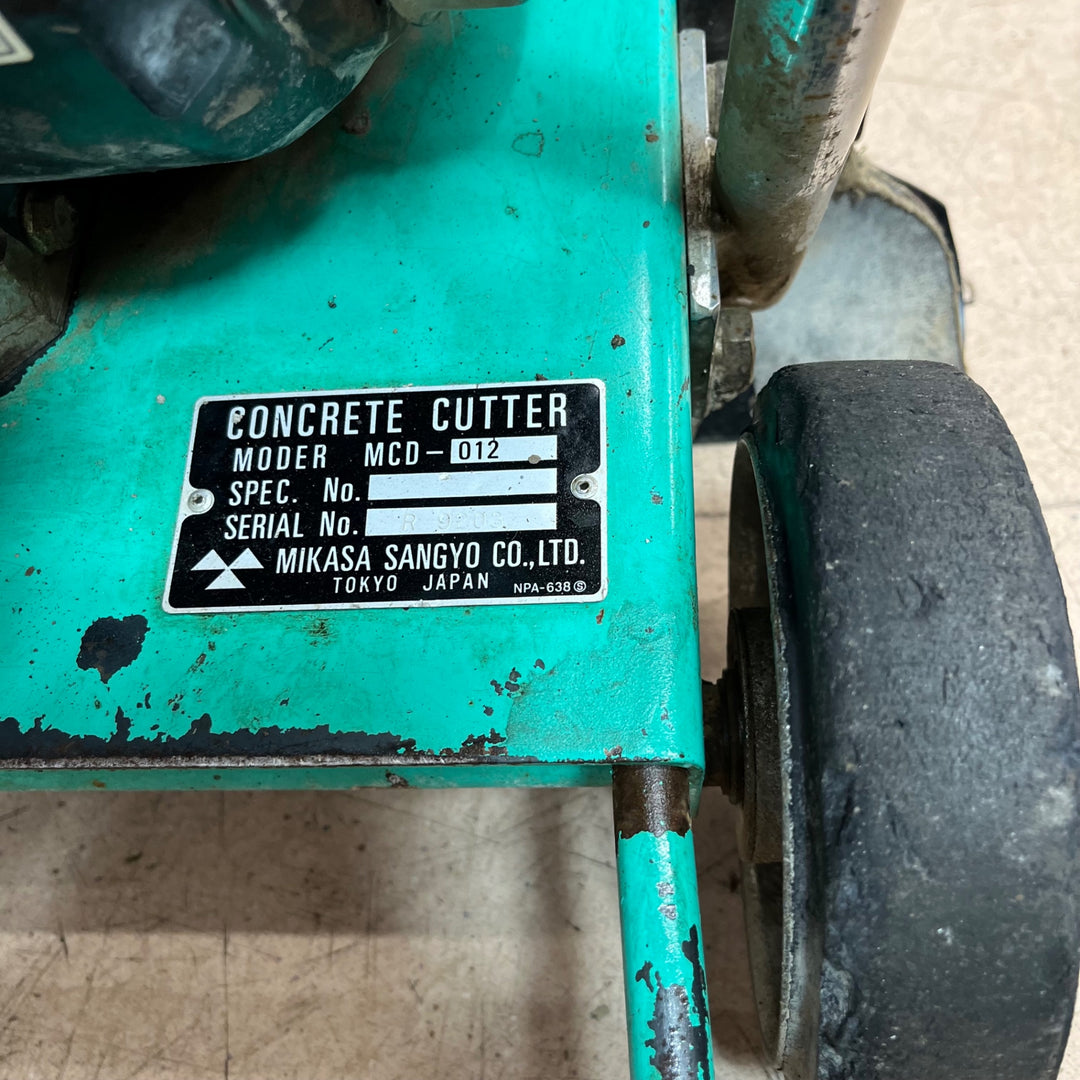 【中古品/店頭受取り限定】◇三笠(ミカサ/mikasa) ロードカッター コンクリートカッター MCD-012【東大和店】
