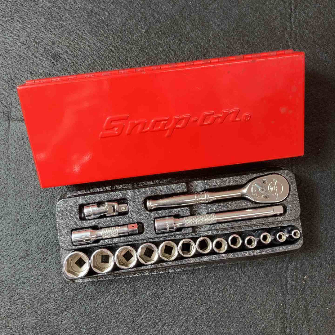 【中古品】Snap-on(スナップオン) TM830 1/4 ラチェットハンドル ソケット 17点セット【東大和店】
