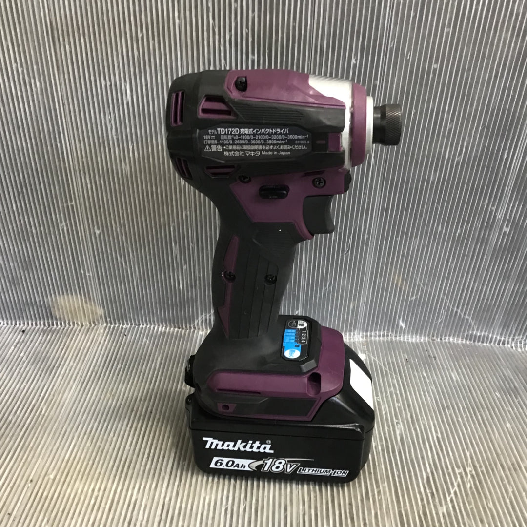 ★マキタ(makita) コードレスインパクトドライバー TD172DGXAP【草加店】