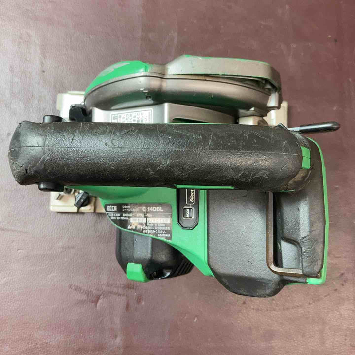 【中古品】 ハイコーキ(HIKOKI ※旧:日立工機) 14.4V 125mm コードレス丸のこ C14DBL(NN) マルノコ 【東大和店】