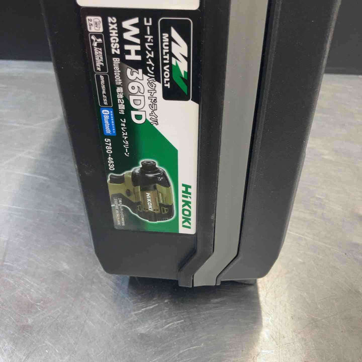 【未使用品】★ハイコーキ(HIKOKI ※旧:日立工機) コードレスインパクトドライバ フォレストグリーン WH36DD(2XHGSZ)【川越店】