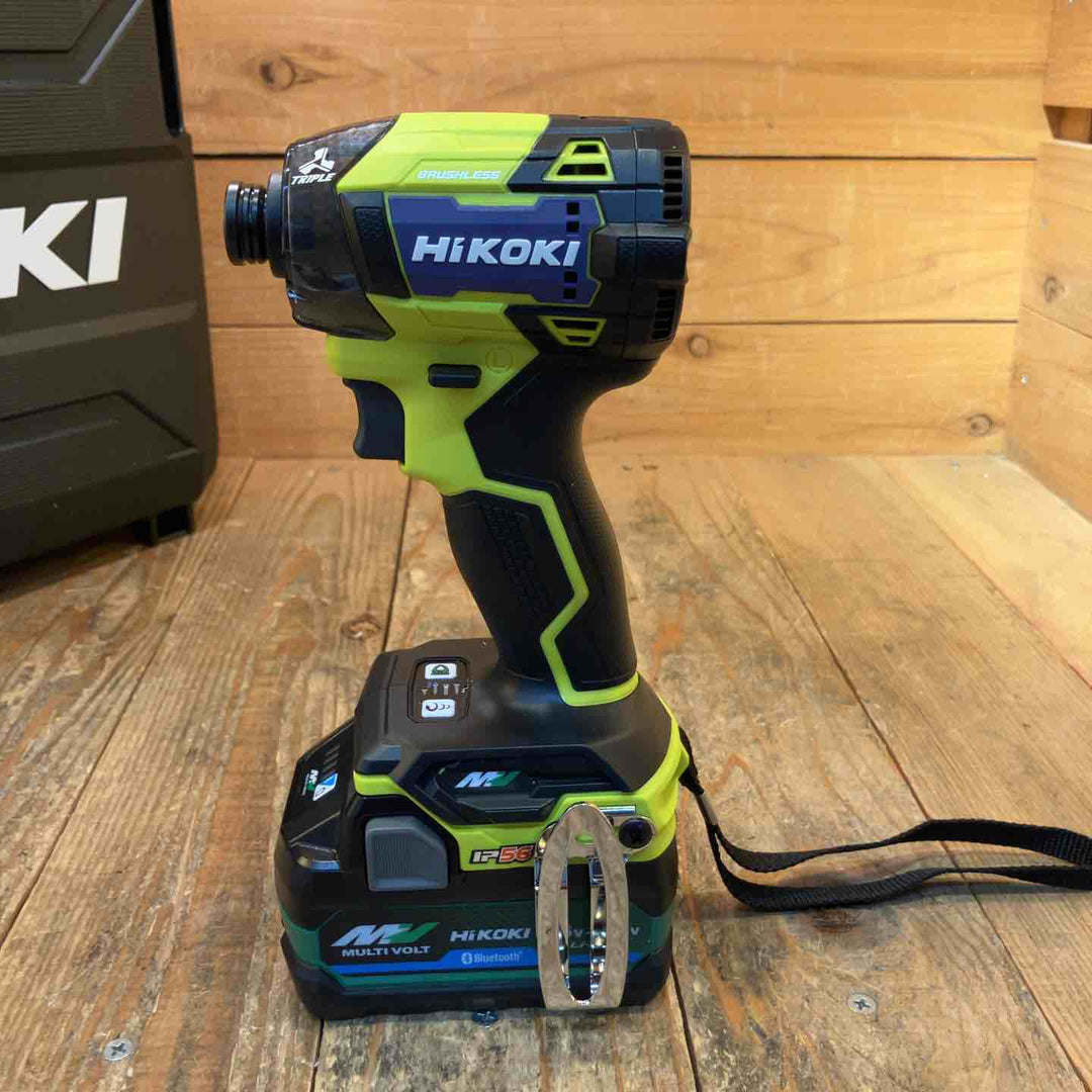 【未使用品】ハイコーキ(HIKOKI ※旧:日立工機) コードレスインパクトドライバ スパイダーイエロー WH36DD(2XHYSZ)【所沢店】