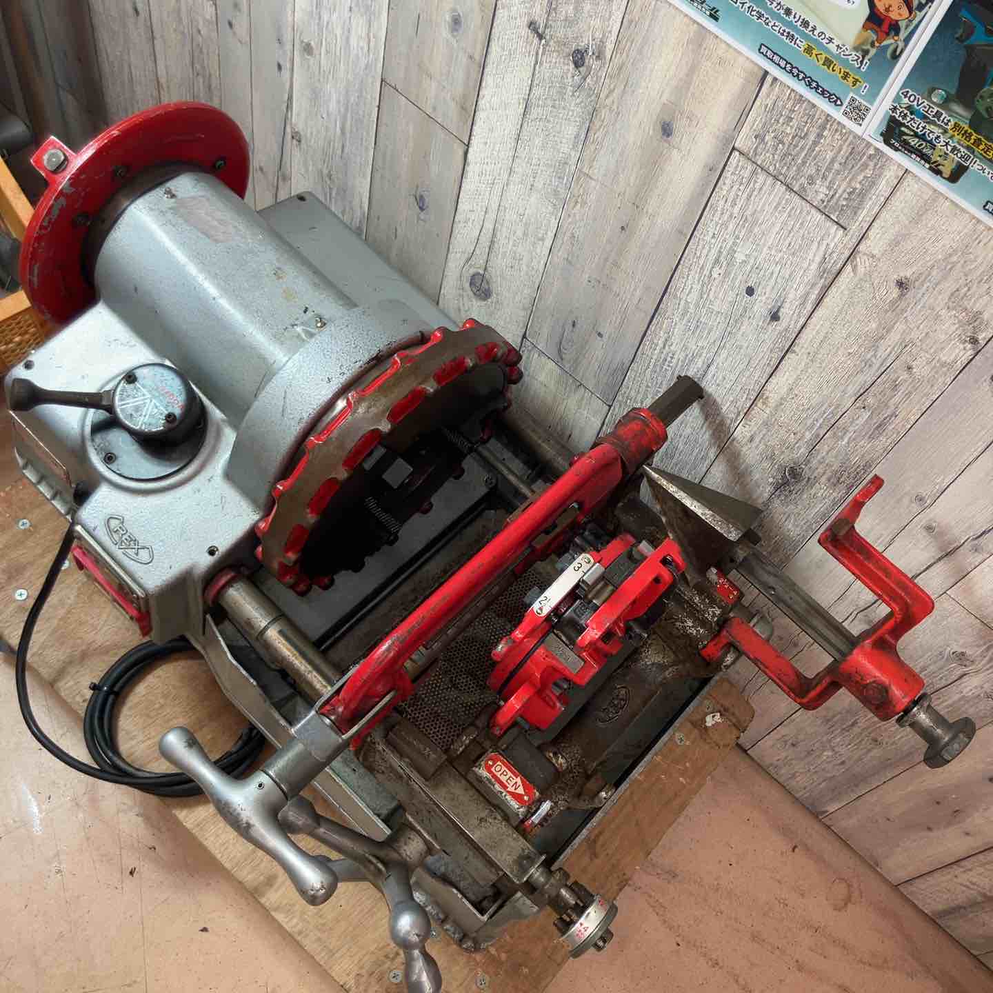 値下げしました！【中古】レッキス REX N100A ねじ切機 ダイヘッド3個付き【ハンズクラフト佐賀】 2026年最新】Yahoo!オークション -ねじ切り機 rex100a(電動工具)の中古