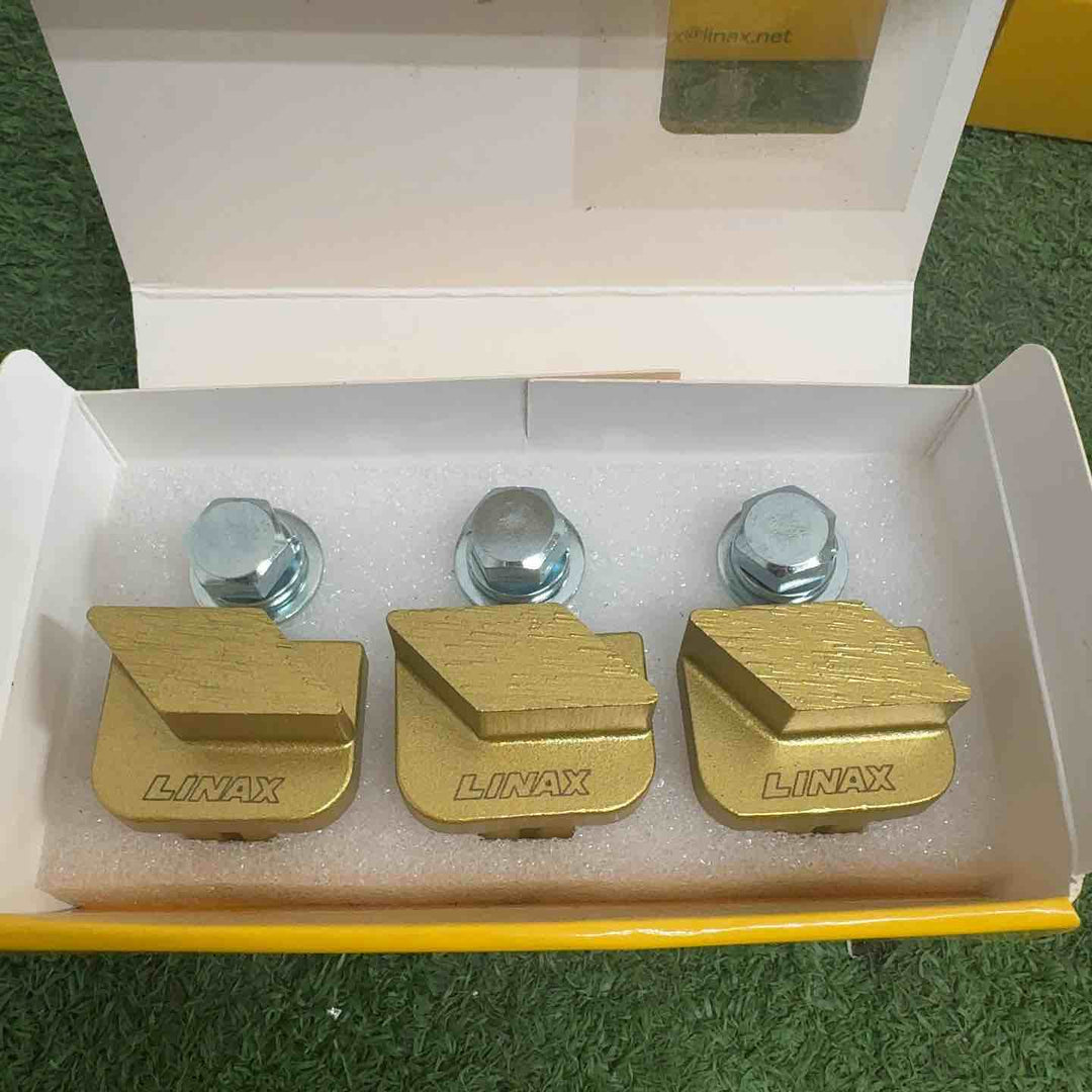 ライナックス　床研削機用カッター　ブロックダイヤハード#2410×2#2502×2【町田店】