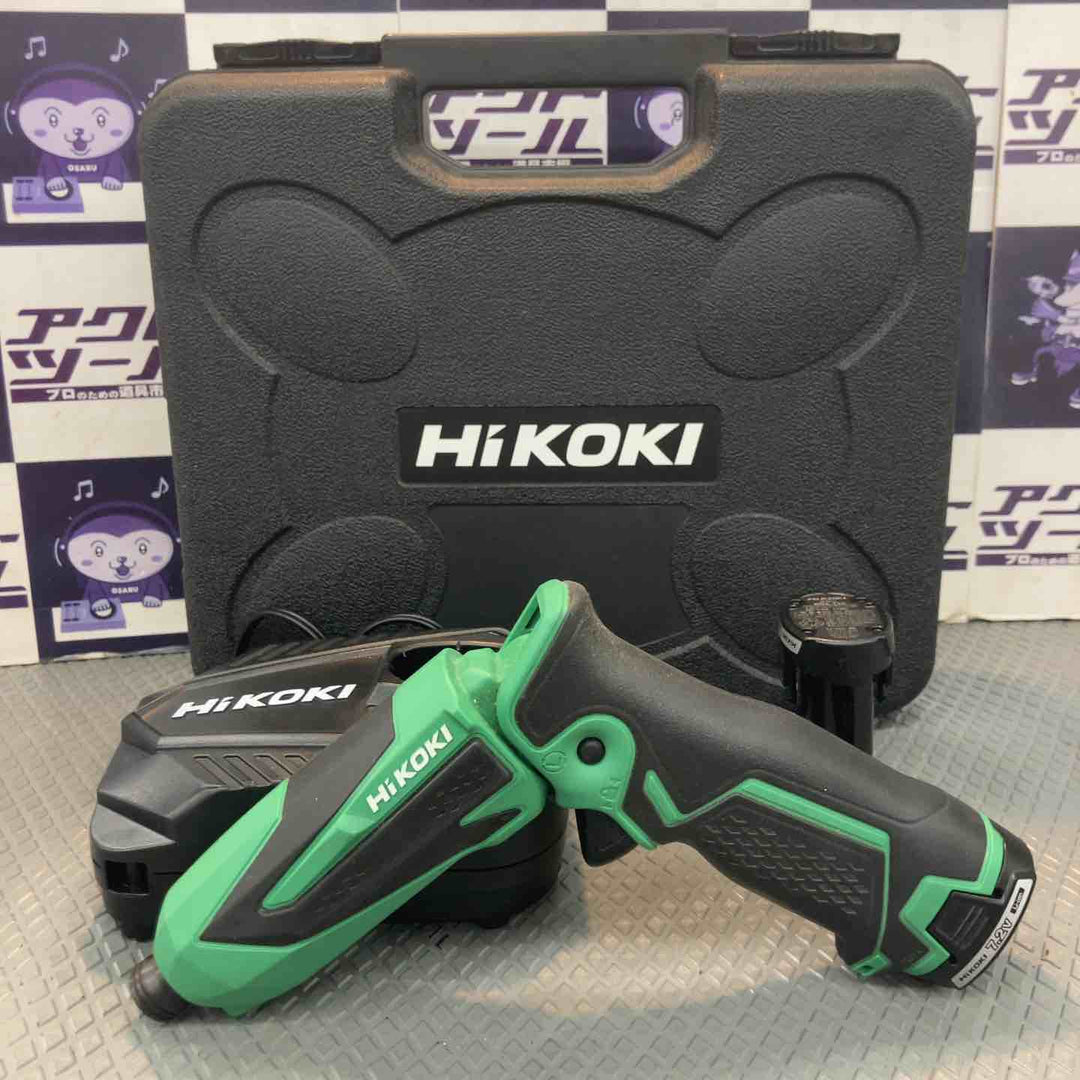 【中古品】ハイコーキ(HIKOKI ※旧:日立工機) 7.2V コードレスペンインパクトドライバー WH7DL(2LCSK)【所沢店】
