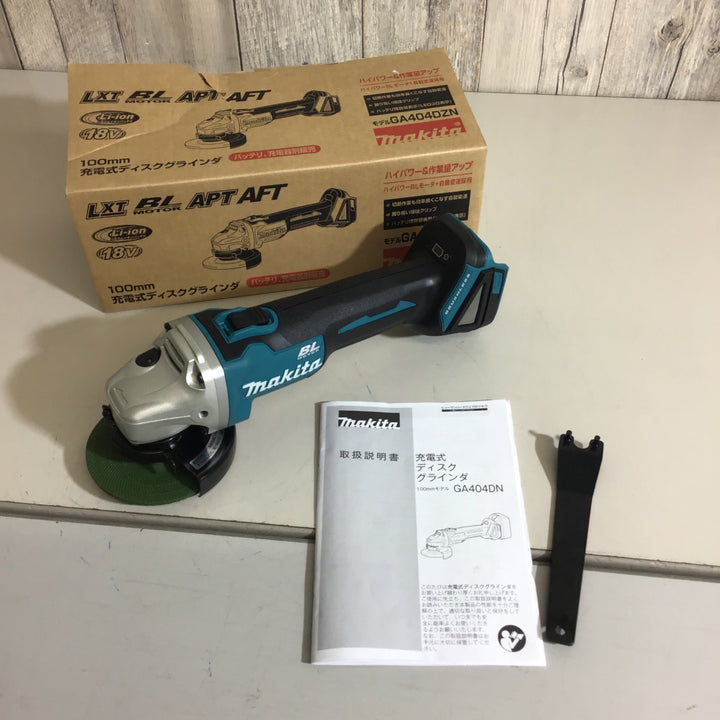 ☆マキタ(makita) 100mmコードレスディスクグラインダ GA404DZN (GA404DN)【戸田店】