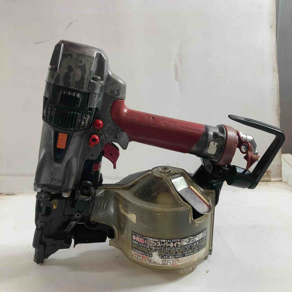 008●おすすめ商品●MAX 高圧釘打ち機 HN-65N2(D) ※エアダスターの戻りが少し遅めです