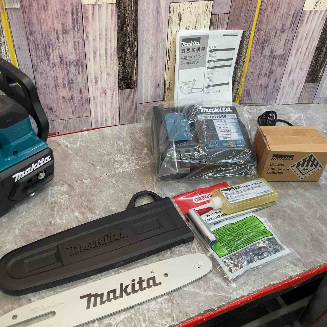 ★マキタ(makita) 18V 250mmコードレスチェンソー MUC258DRG_青【八潮店】