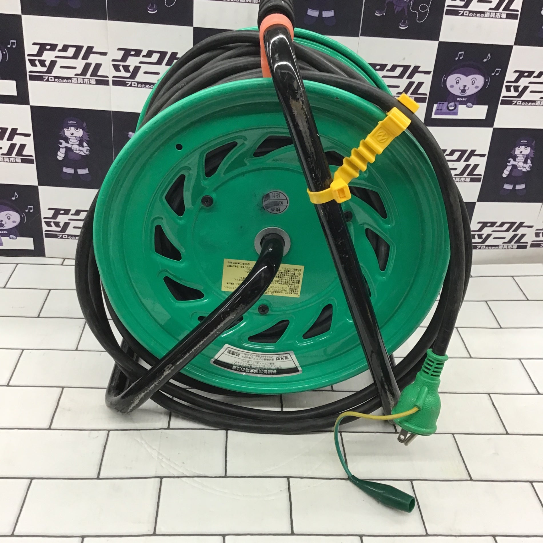 〇日動 防雨・防塵型ドラム 100V 一般型 FW-E53 アース付き コード