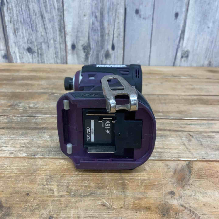 【中古品】 マキタ(makita) 18V コードレスインパクトドライバー TD172DGXAP フルセット パープル 【東大和店】