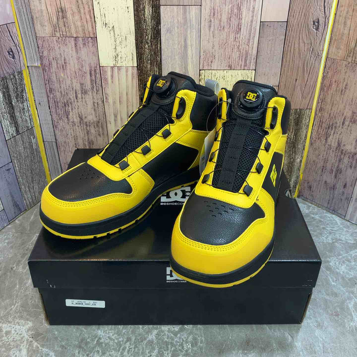 ◇DC WORKCREW 安全靴 イエローブラック 27.5cm DP005701【八潮店】